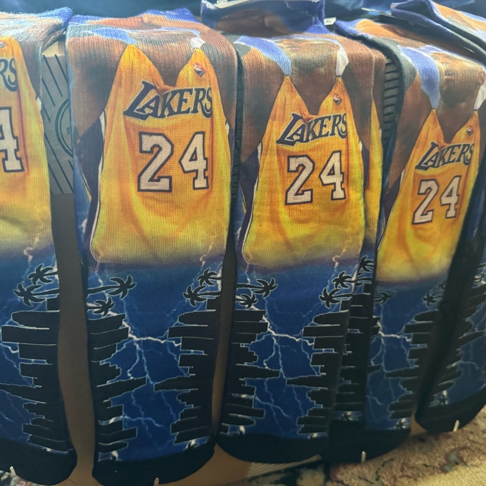 12 Pack lakers socks